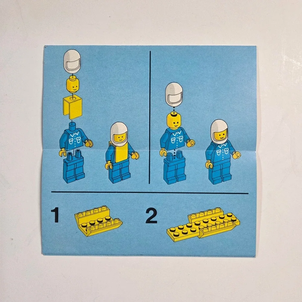 LEGO Instruction‎ Manual 6697 Legoland Rescue Helicopter Vintage 1985 Yellow